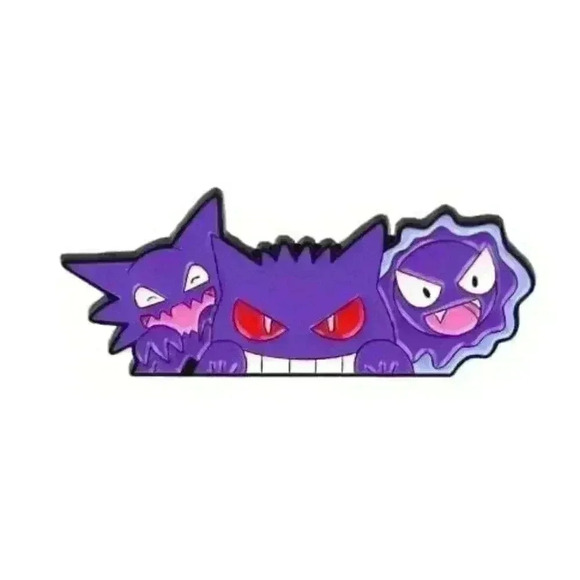 Gastly, Haunter, Gengar Evolution Enamel Pin Collection - Pokémon Fan's Favorite - Picture 4 of 6